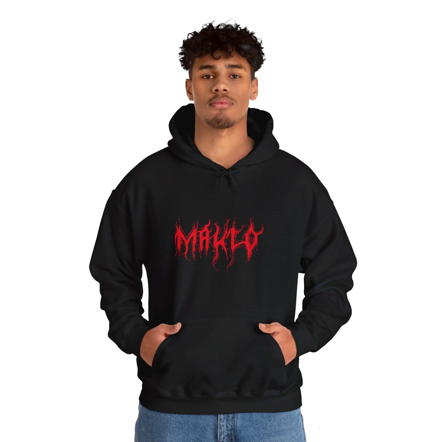 Maklo Skull design Heavy Blend™ Hooded Sweatshirt