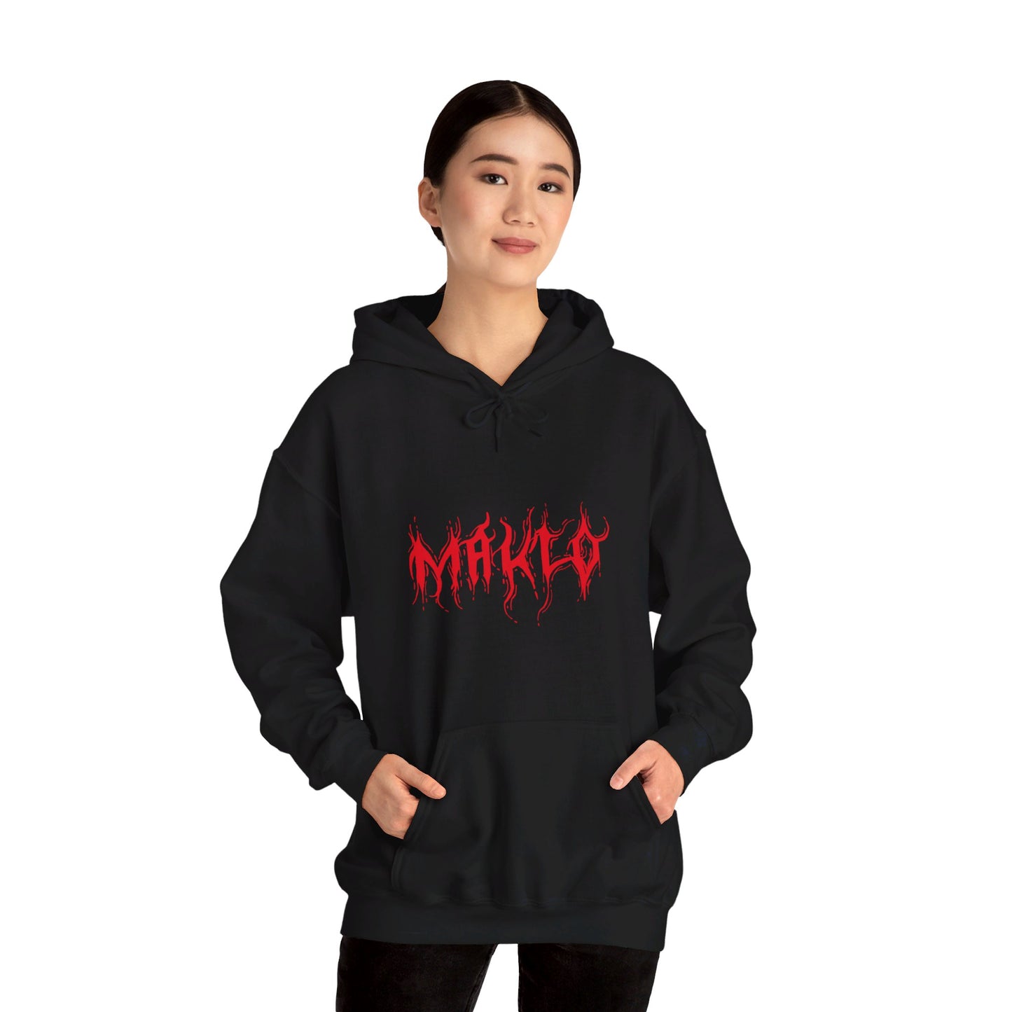 Maklo Skull design Heavy Blend™ Hooded Sweatshirt